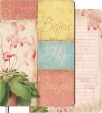 "Believe, Hope, Imagine" Soft-Cover Journal