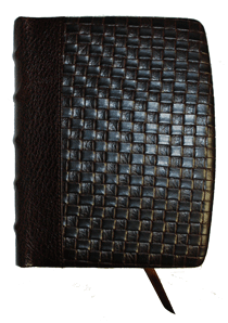 Woven Texture Leather Journal